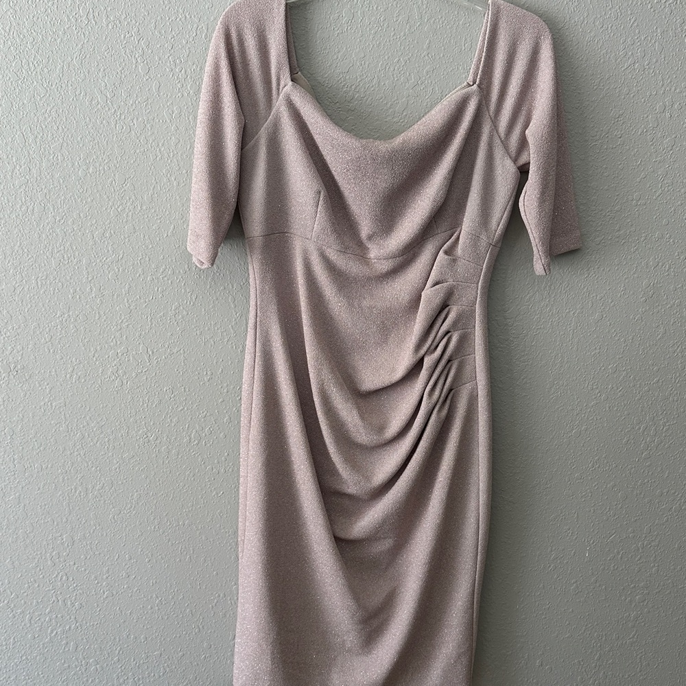 Eliza J Dusty Pink Midi Dress